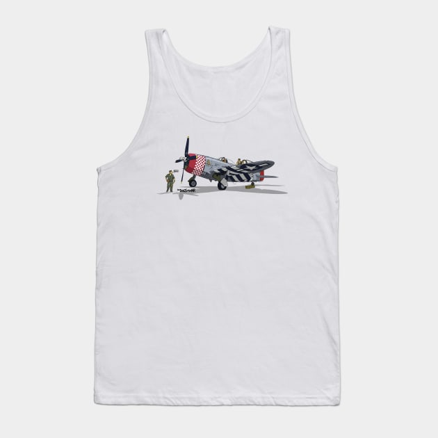 The dogs of War: P47 Thunderbolt Tank Top by Siegeworks